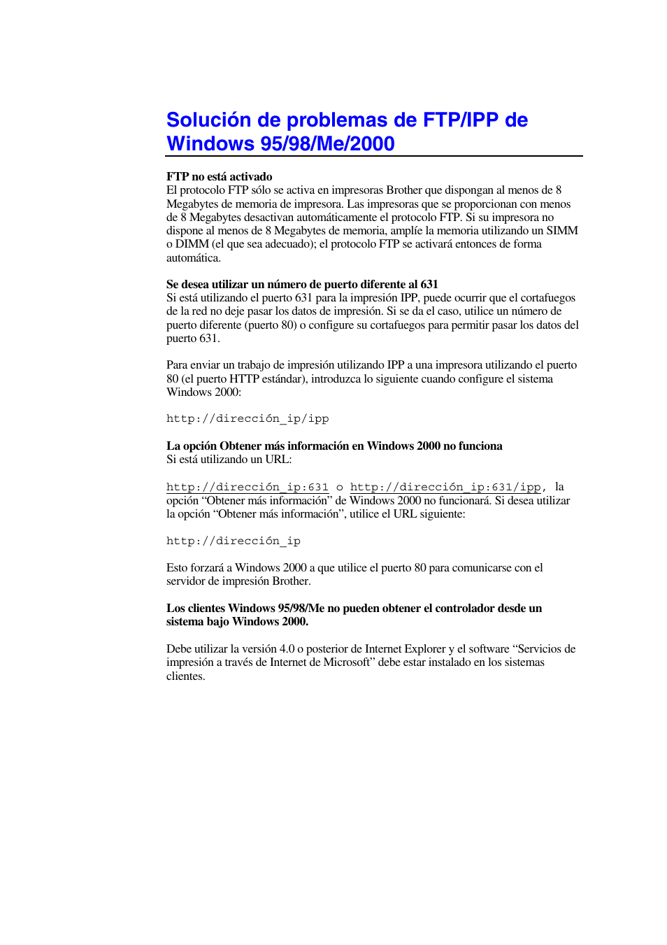 Brother HL-1470N User Manual | Page 119 / 132