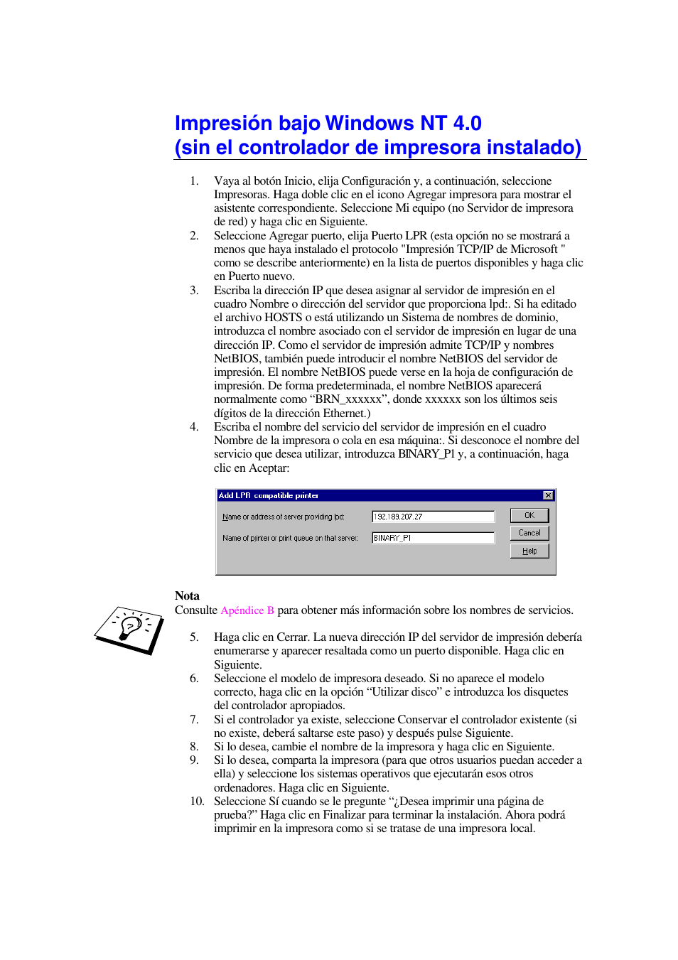 Brother HL-1470N User Manual | Page 31 / 132