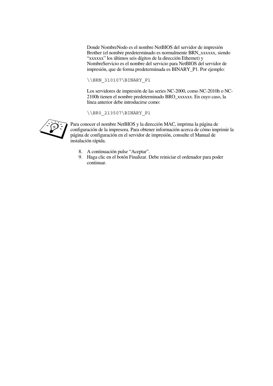 Brother HL-1470N User Manual | Page 46 / 132