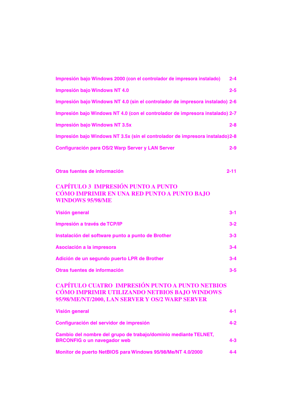 Brother HL-1470N User Manual | Page 5 / 132