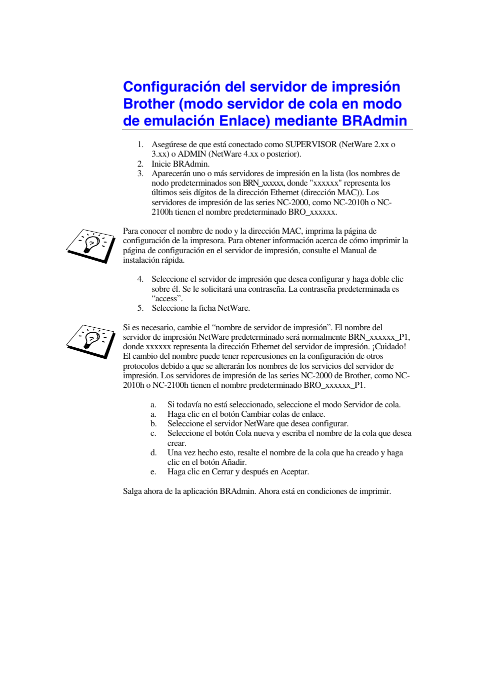 Brother HL-1470N User Manual | Page 68 / 132