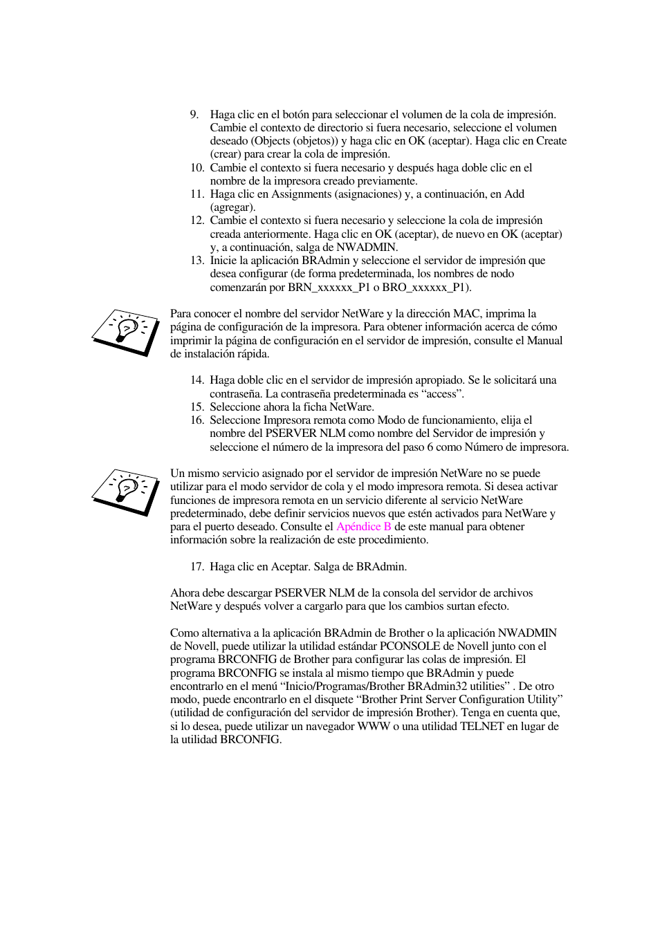 Brother HL-1470N User Manual | Page 73 / 132