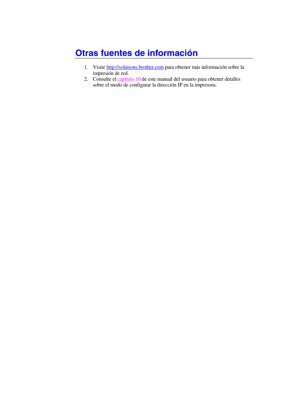 Otras fuentes de información | Brother HL-1470N User Manual | Page 81 / 132