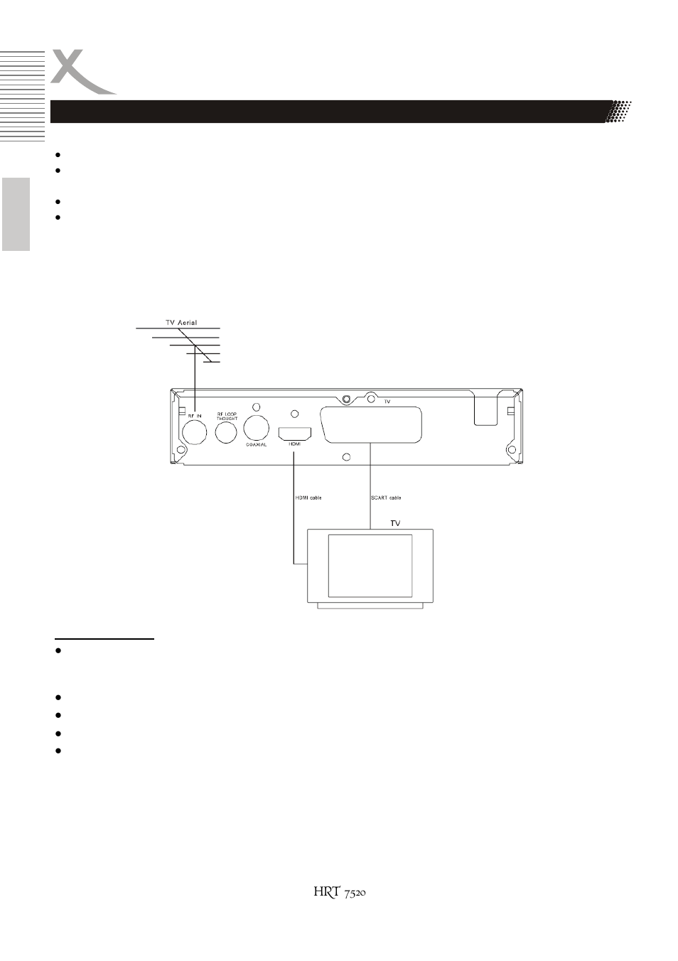 Verbindung | Xoro HRT 7520 User Manual | Page 12 / 152
