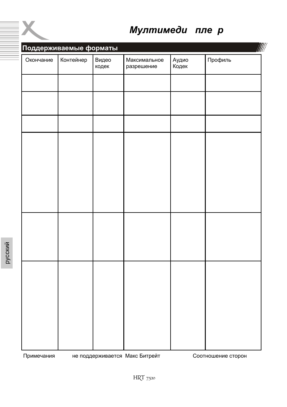 Мултимедиa плеeр | Xoro HRT 7520 User Manual | Page 134 / 152