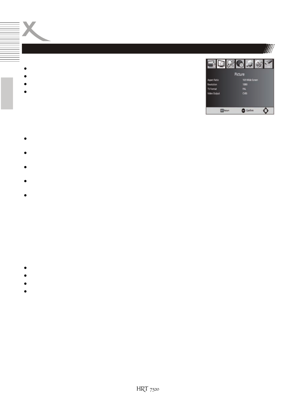Einstellungen | Xoro HRT 7520 User Manual | Page 30 / 152