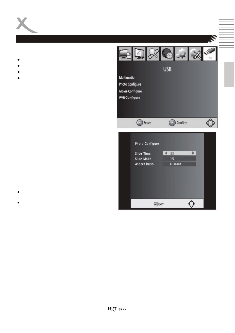 Einstellungen | Xoro HRT 7520 User Manual | Page 35 / 152