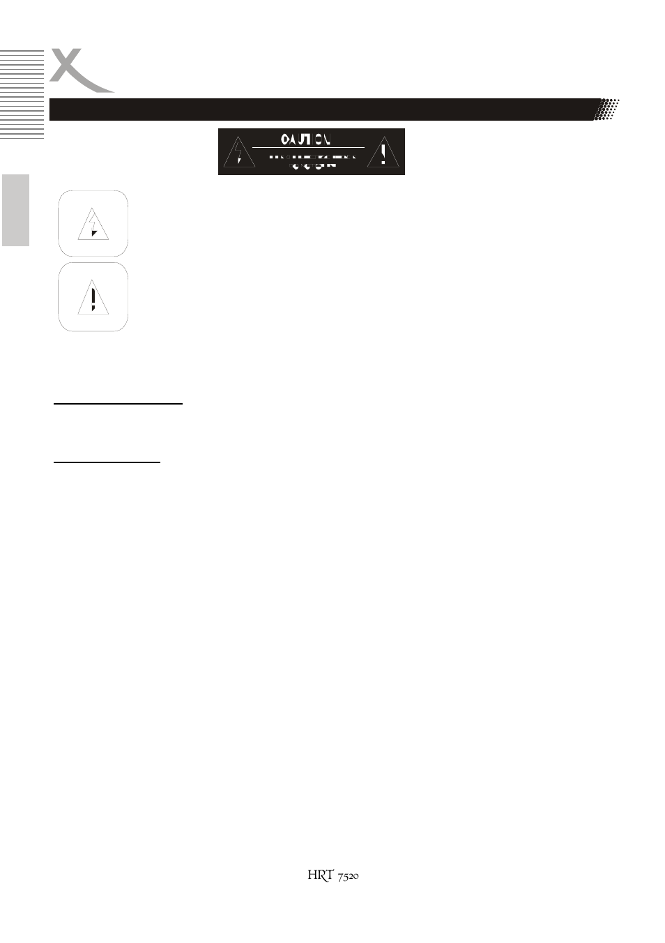 Sicherheitshinweise | Xoro HRT 7520 User Manual | Page 4 / 152