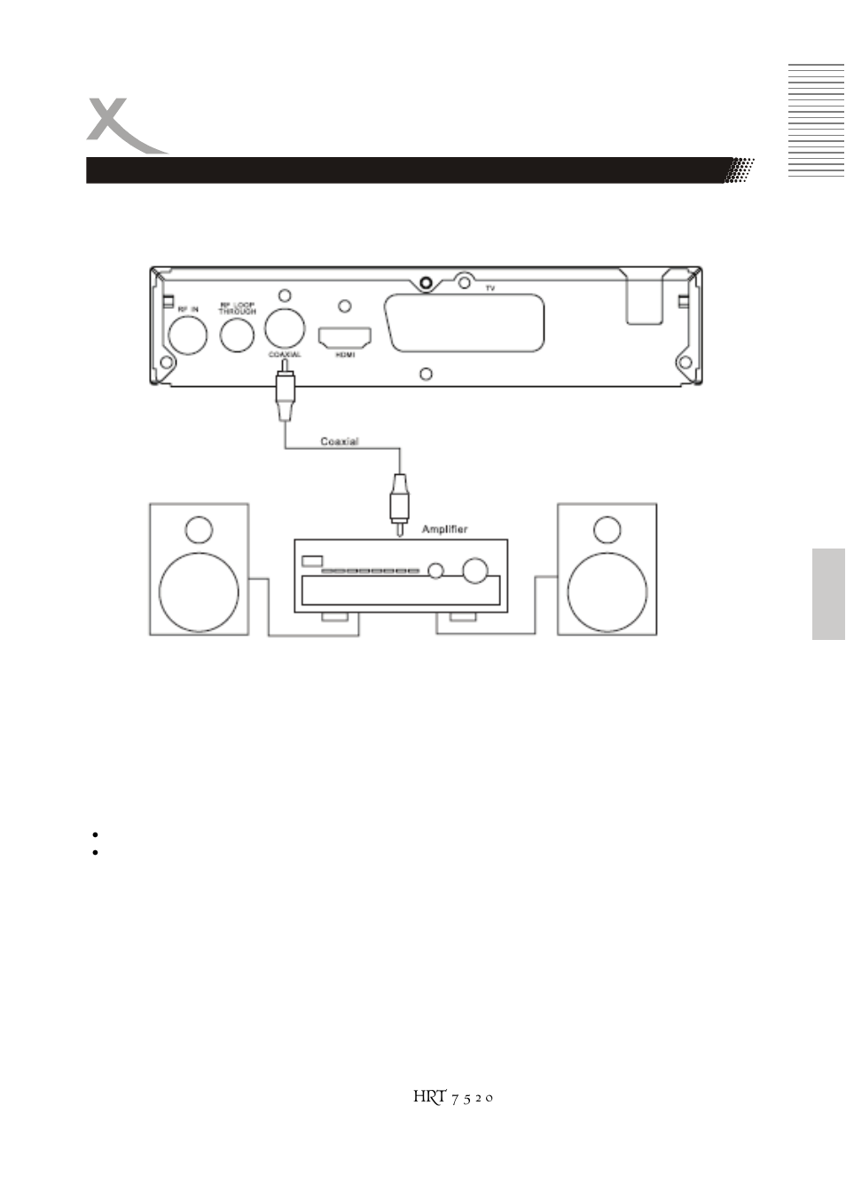 Connectique | Xoro HRT 7520 User Manual | Page 87 / 152