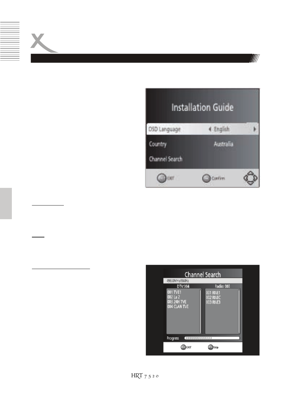 Première installation | Xoro HRT 7520 User Manual | Page 88 / 152