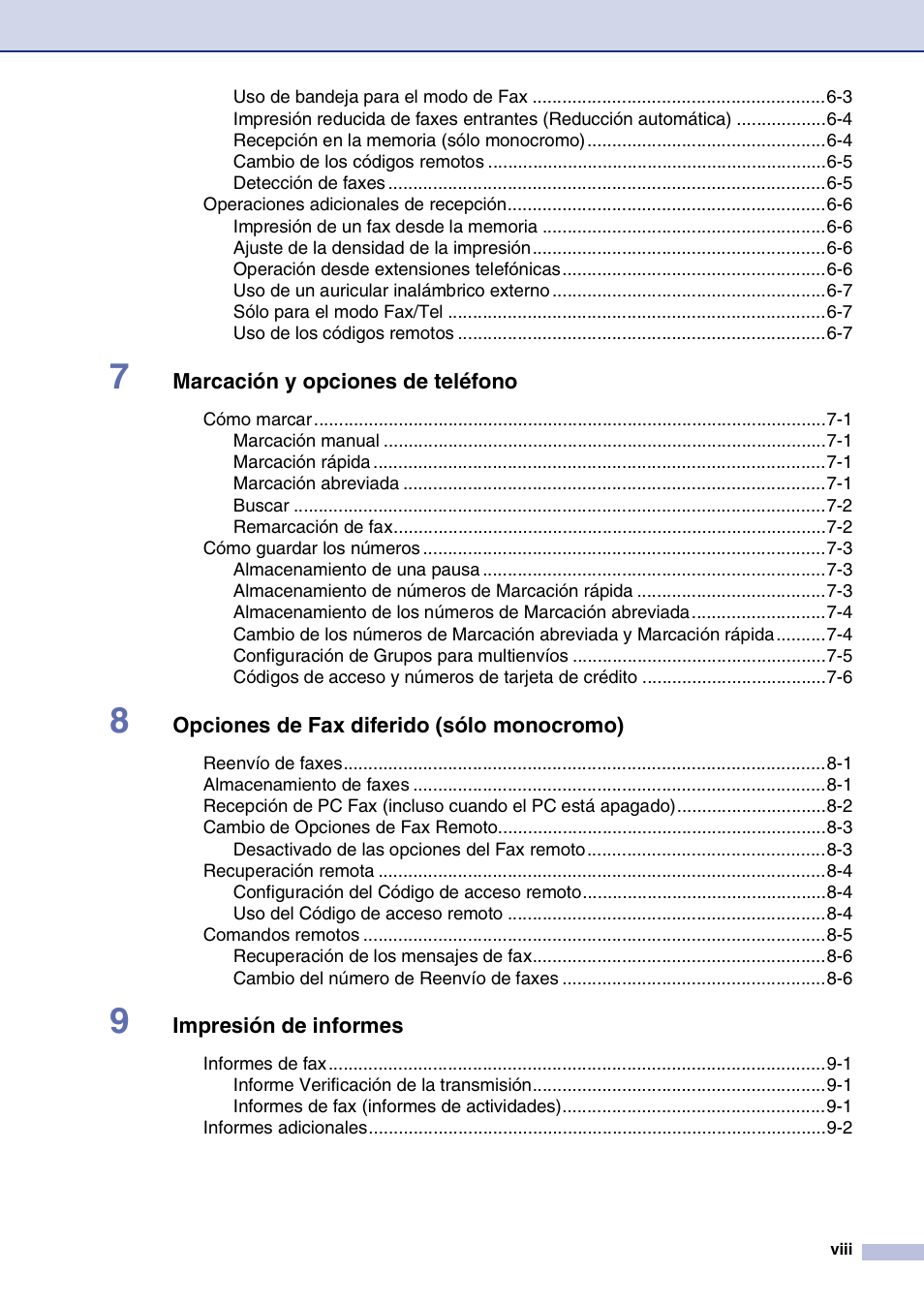 Brother MFC-9420CN User Manual | Page 10 / 184