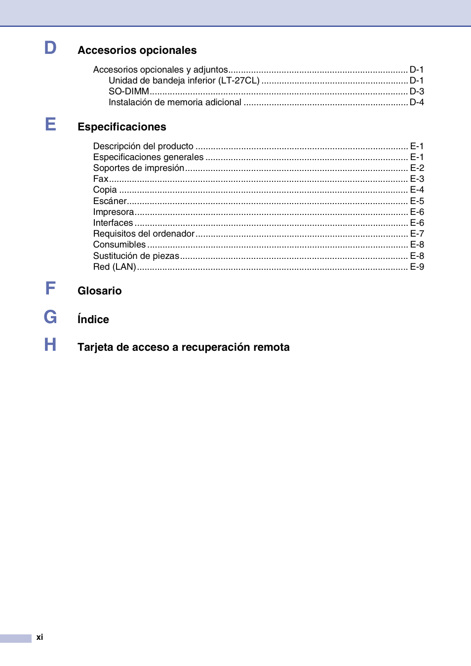 Brother MFC-9420CN User Manual | Page 13 / 184