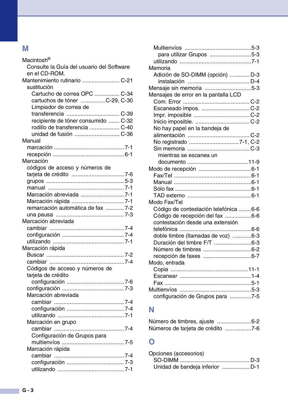 Brother MFC-9420CN User Manual | Page 180 / 184