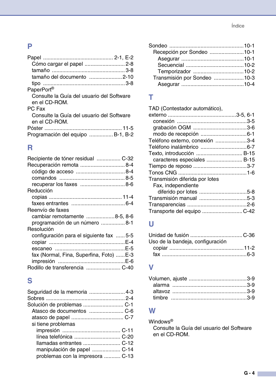 Brother MFC-9420CN User Manual | Page 181 / 184