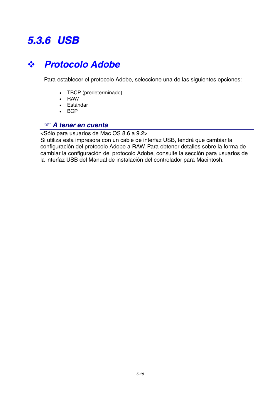 6 usb, Protocolo adobe | Brother HL-4000CN User Manual | Page 111 / 192