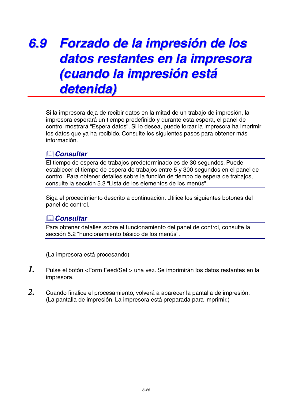 Cuando la impresión está detenida) | Brother HL-4000CN User Manual | Page 137 / 192