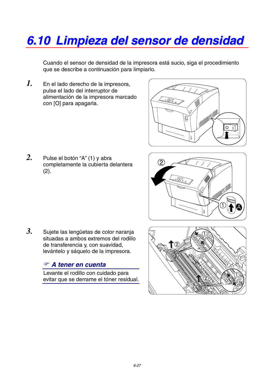 10 limpieza del sensor de densidad | Brother HL-4000CN User Manual | Page 138 / 192