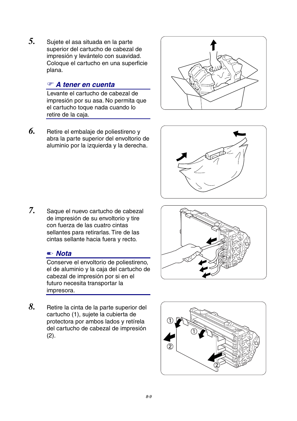 A tener en cuenta, Nota | Brother HL-4000CN User Manual | Page 161 / 192