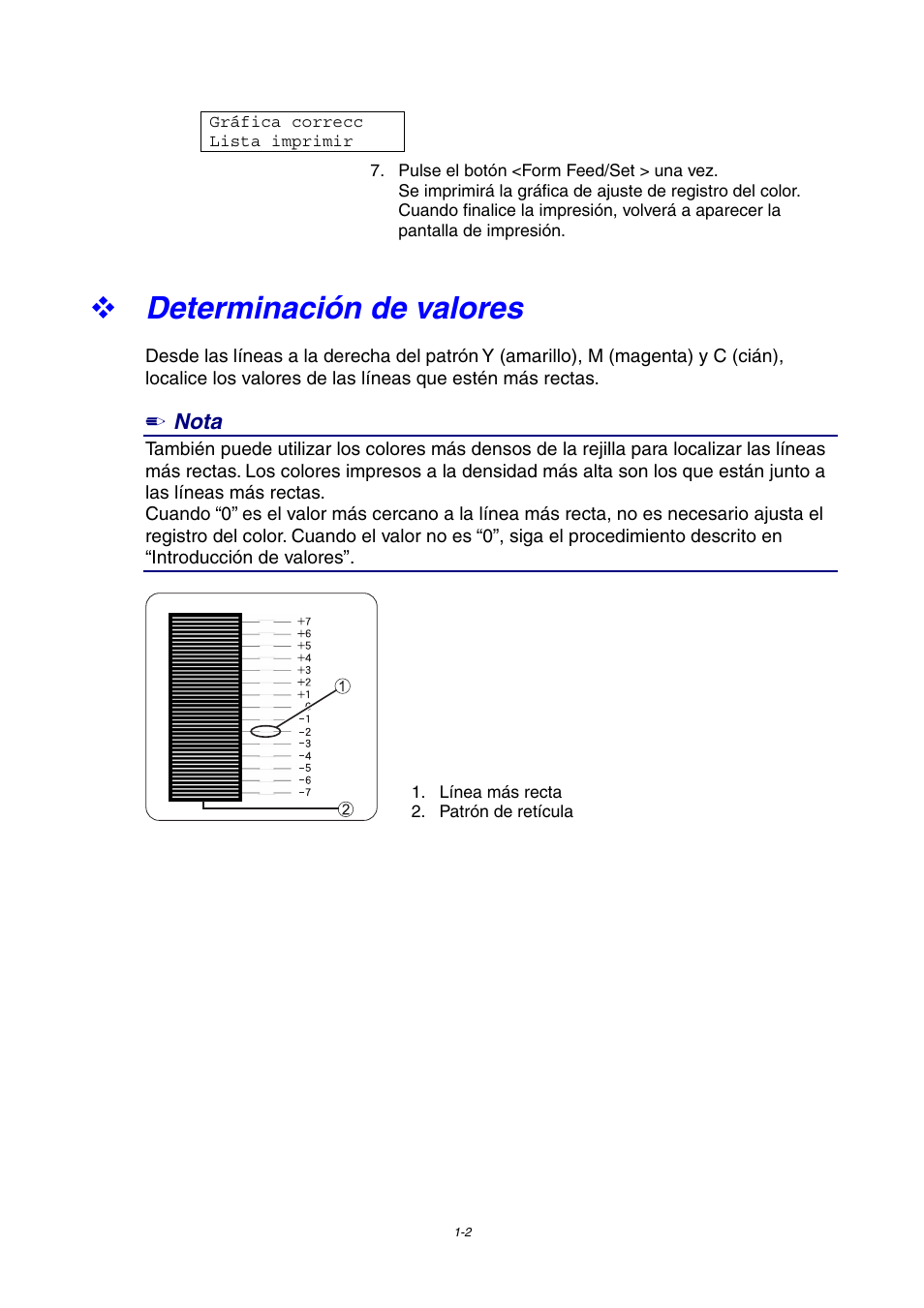 Determinación de valores, Nota | Brother HL-4000CN User Manual | Page 30 / 192