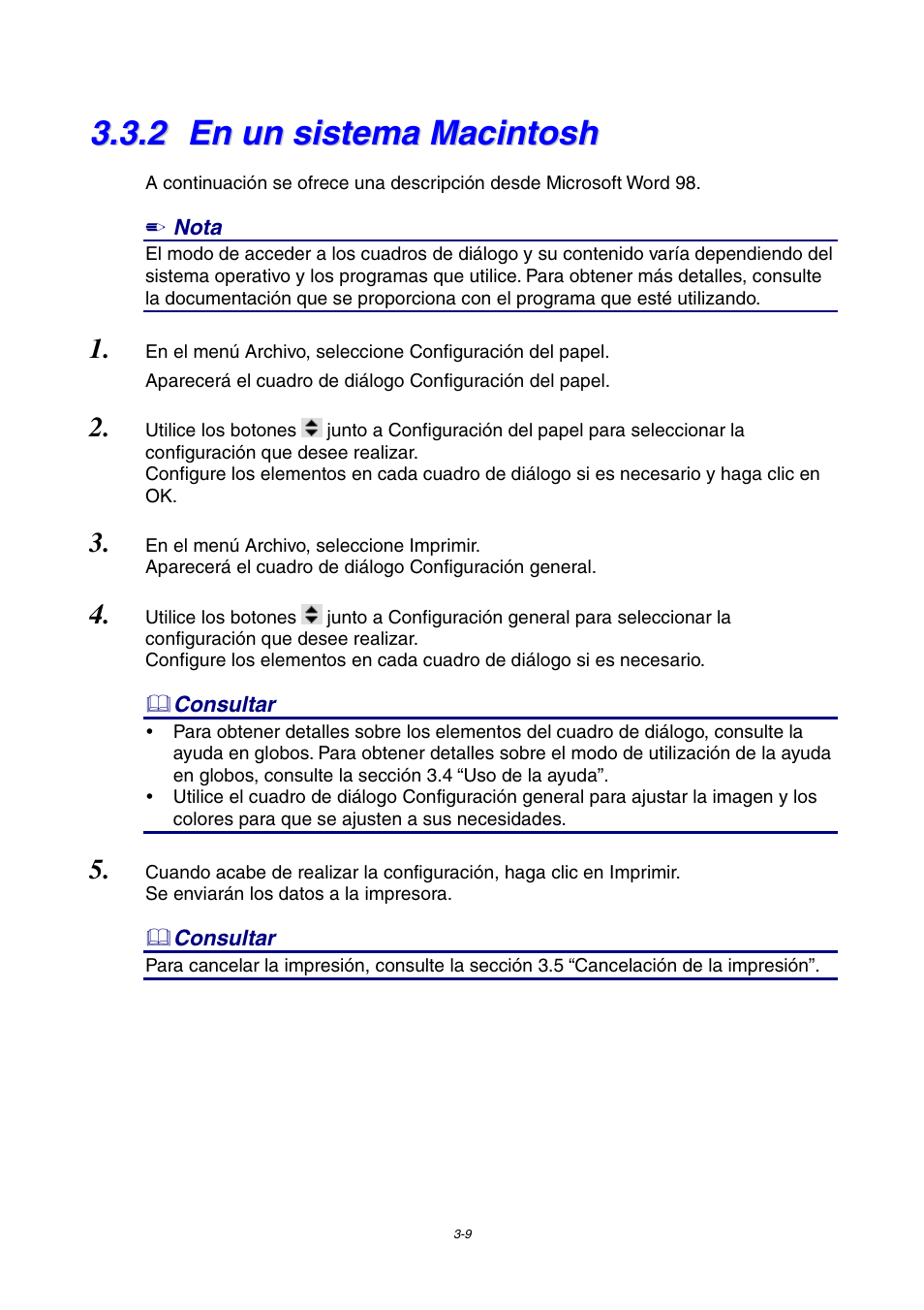 2 en un sistema macintosh, En un sistema macintosh | Brother HL-4000CN User Manual | Page 53 / 192