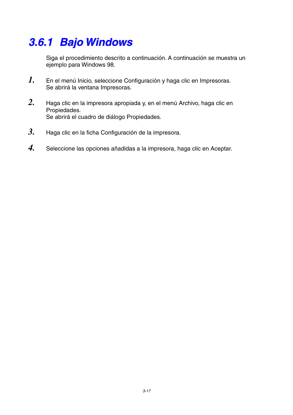 1 bajo windows, Bajo windows | Brother HL-4000CN User Manual | Page 61 / 192