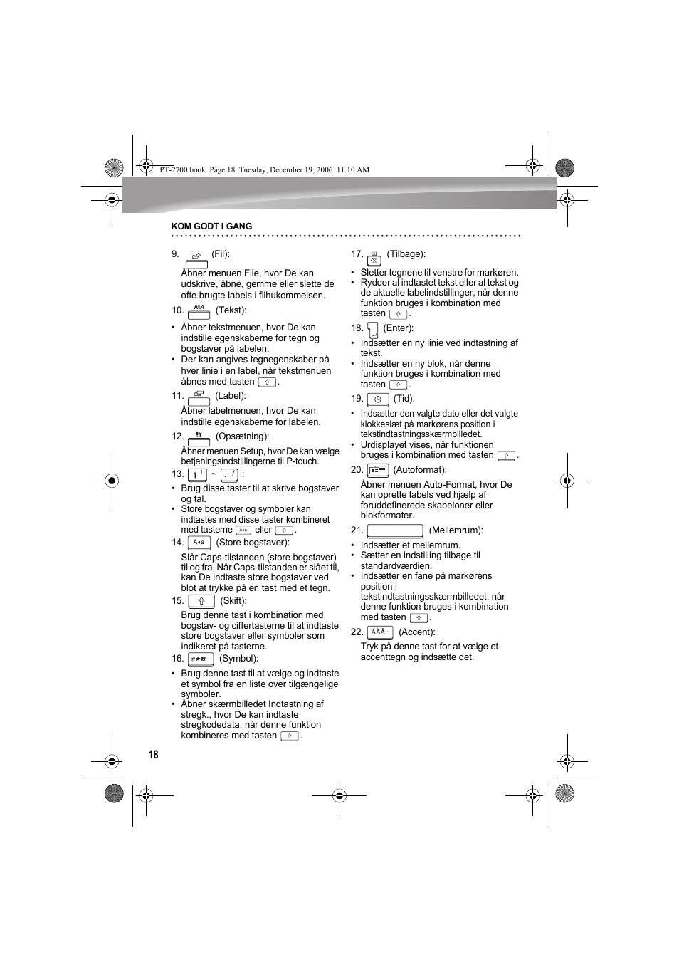 Brother PT-2700 User Manual | Page 19 / 62