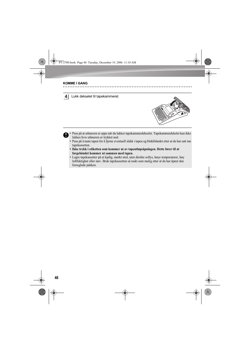 Brother PT-2700 User Manual | Page 47 / 62