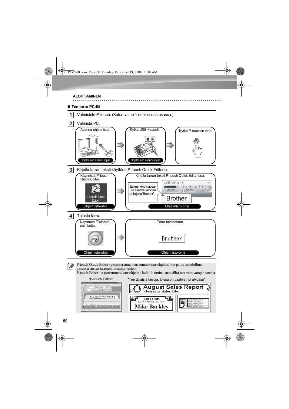 Brother PT-2700 User Manual | Page 61 / 62