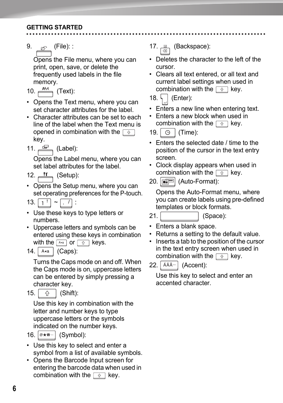 Brother PT-2700 User Manual | Page 7 / 62