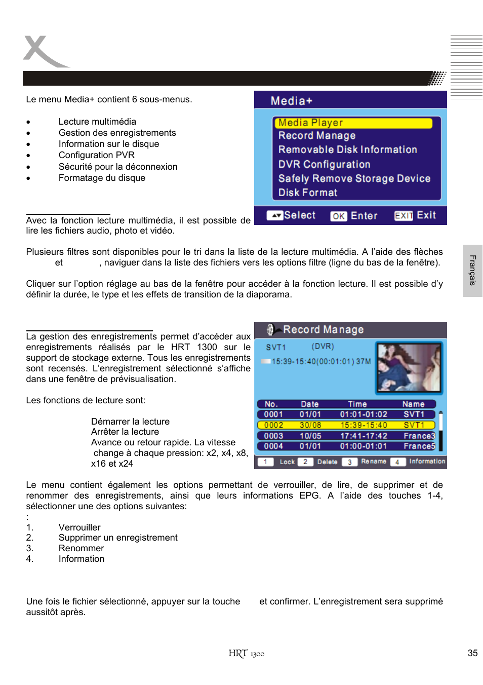 Configuration, Media | Xoro HRT 1300 User Manual | Page 113 / 120