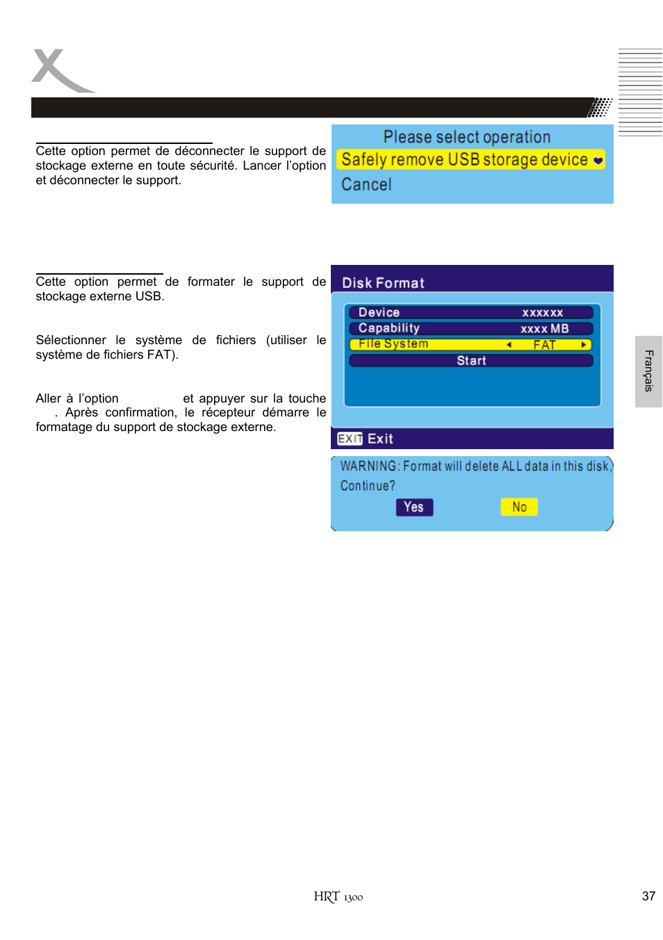 Configuration | Xoro HRT 1300 User Manual | Page 115 / 120
