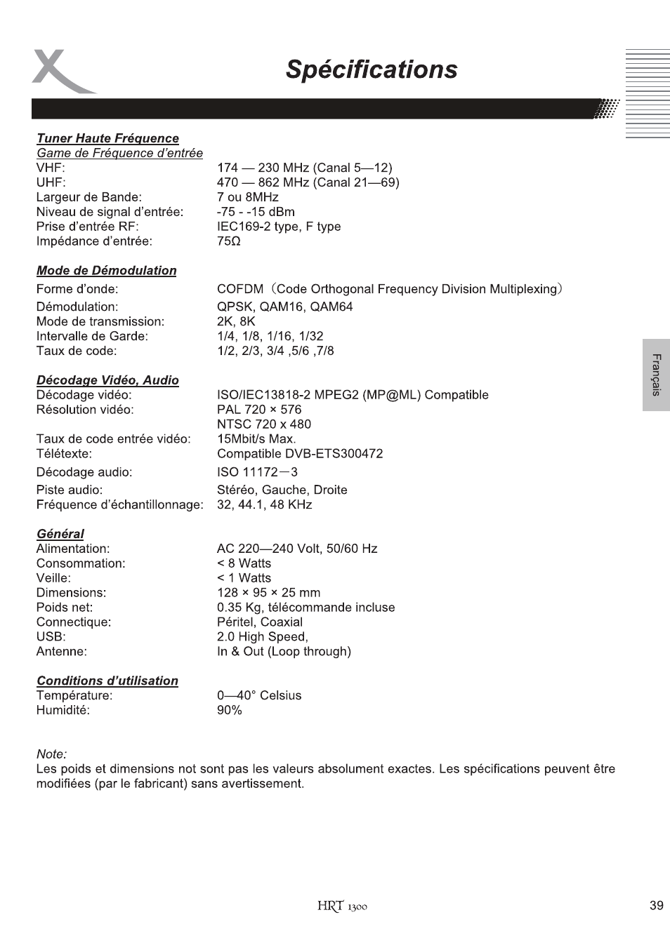 Xoro HRT 1300 User Manual | Page 117 / 120