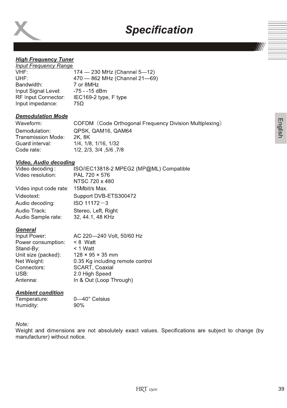 Xoro HRT 1300 User Manual | Page 79 / 120
