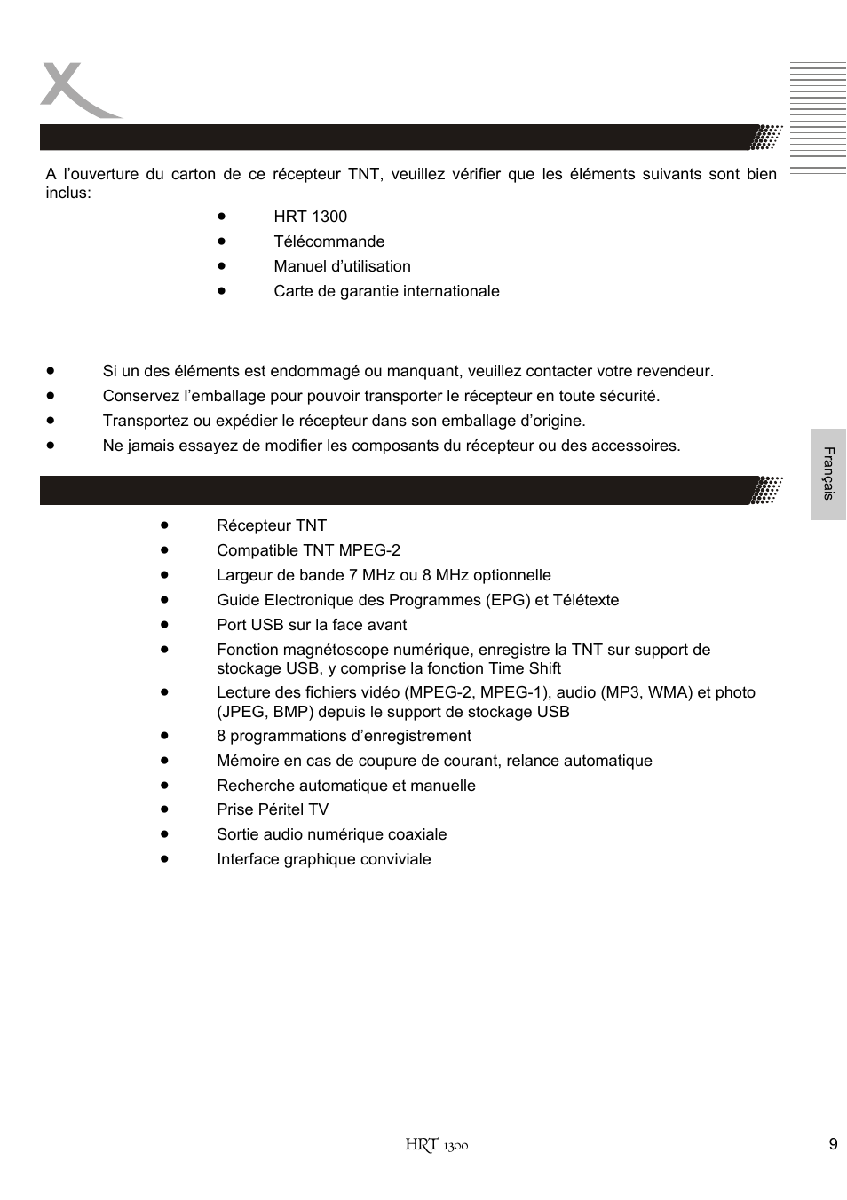 Accessoires | Xoro HRT 1300 User Manual | Page 87 / 120