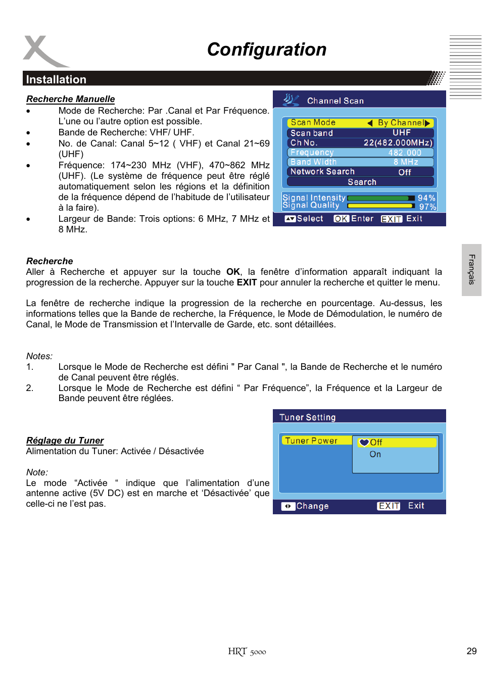 Configuration | Xoro HRT 5000 User Manual | Page 107 / 120