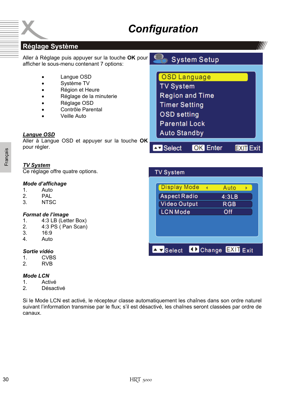 Configuration | Xoro HRT 5000 User Manual | Page 108 / 120