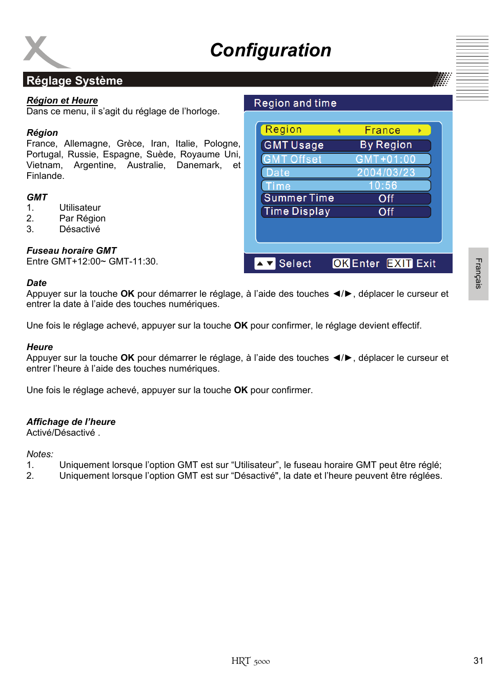 Configuration | Xoro HRT 5000 User Manual | Page 109 / 120