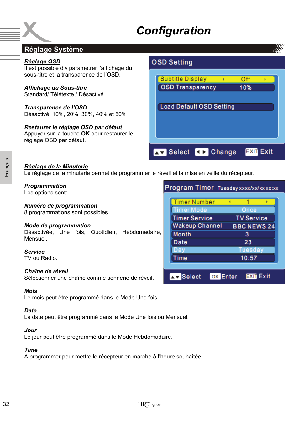 Configuration | Xoro HRT 5000 User Manual | Page 110 / 120
