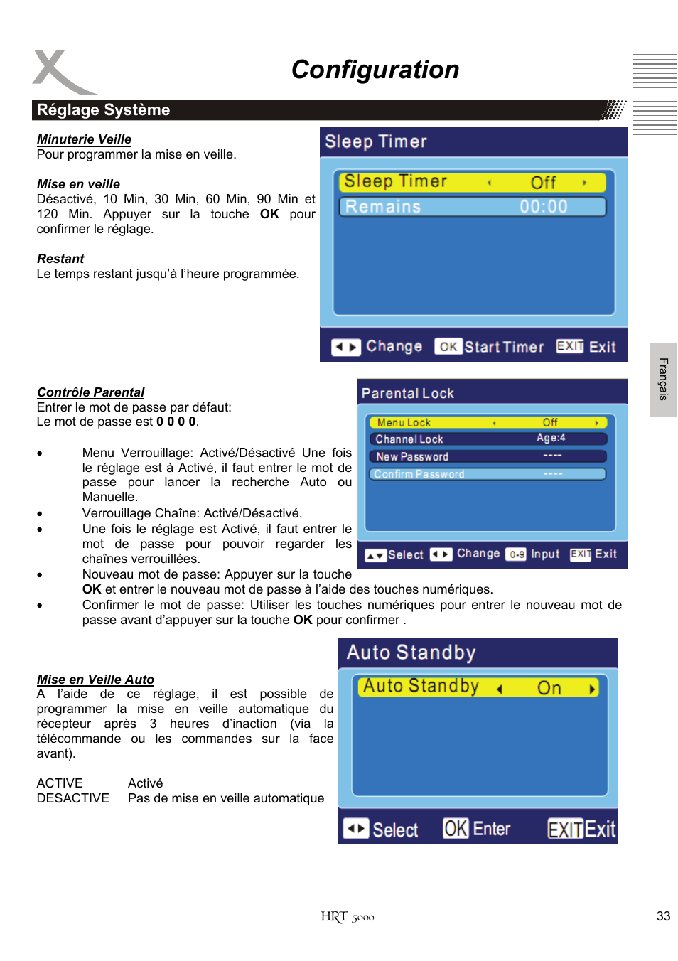 Configuration | Xoro HRT 5000 User Manual | Page 111 / 120