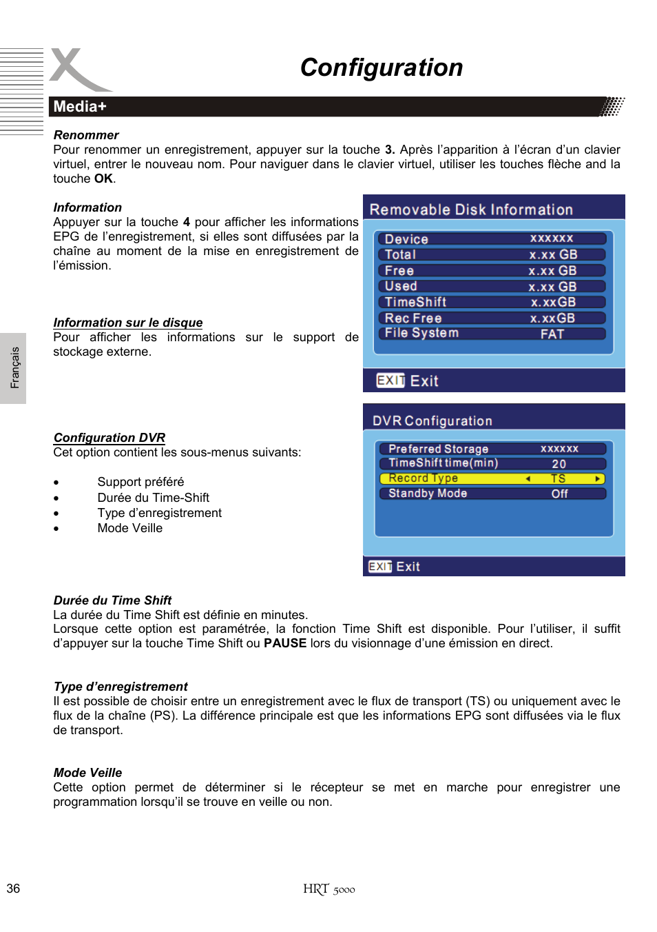 Configuration | Xoro HRT 5000 User Manual | Page 114 / 120