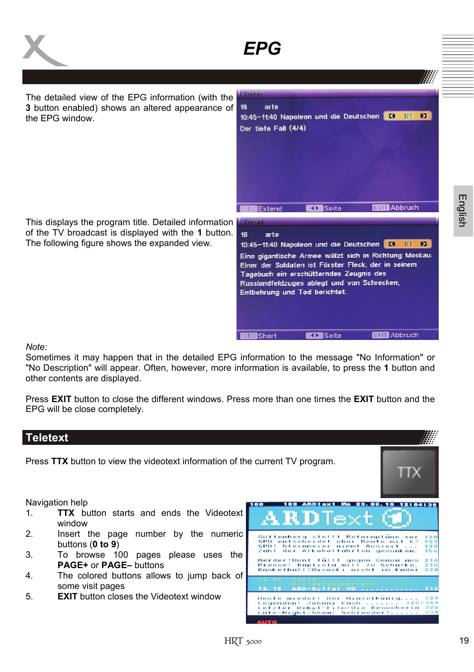 Xoro HRT 5000 User Manual | Page 59 / 120