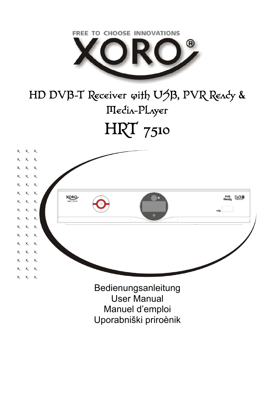 Xoro HRT 7510 User Manual | 102 pages