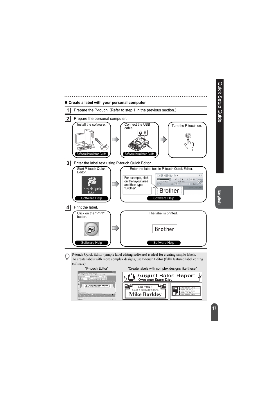 Brother PT-2100 User Manual | Page 18 / 92