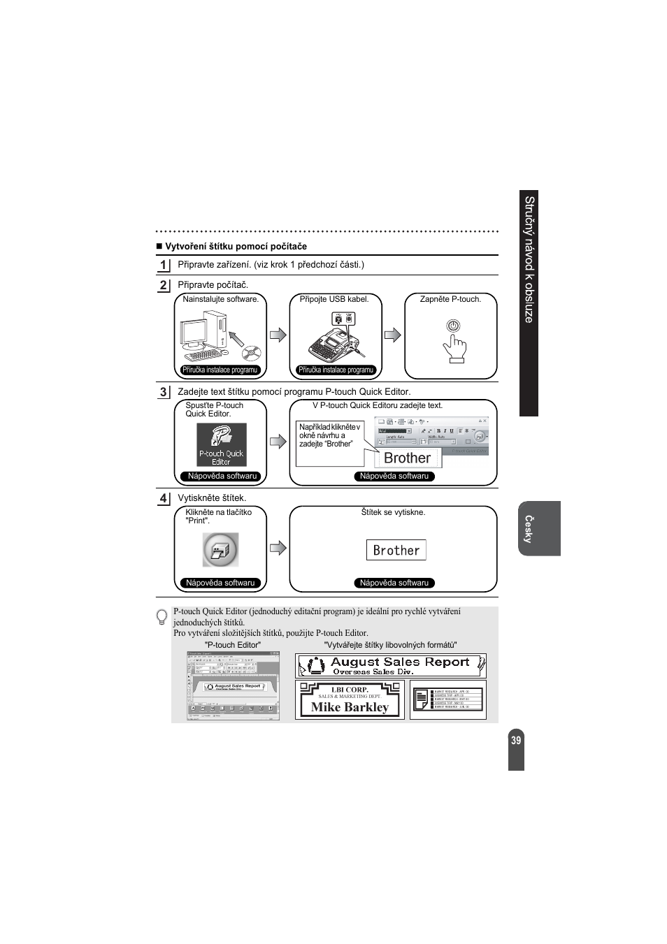 Brother PT-2100 User Manual | Page 40 / 92