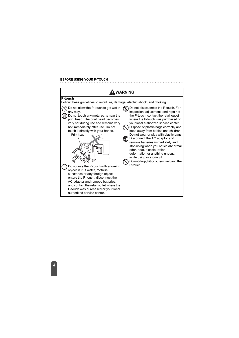 Brother PT-2100 User Manual | Page 5 / 92