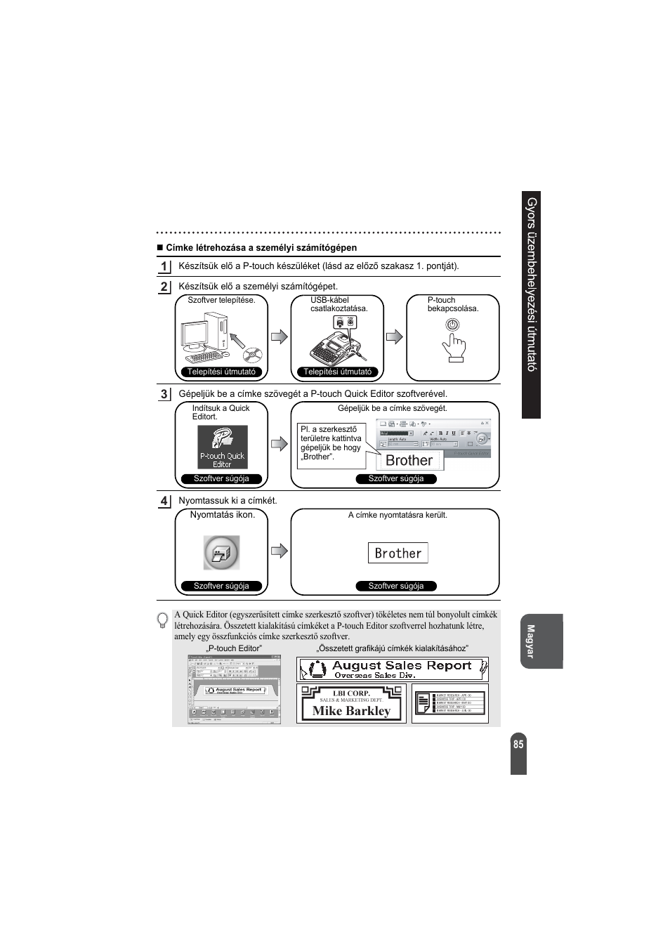 Brother PT-2100 User Manual | Page 86 / 92