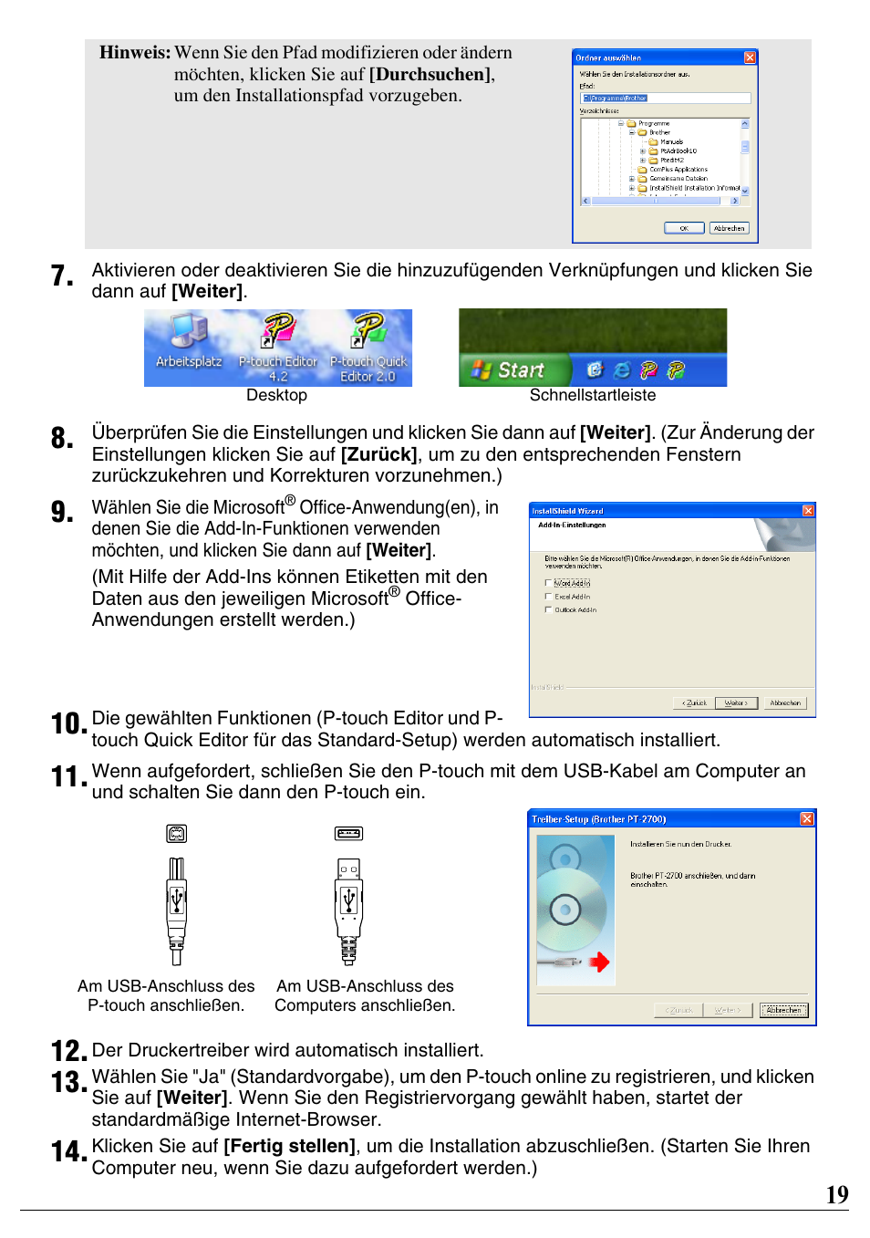 Brother PT-2700 User Manual | Page 20 / 90