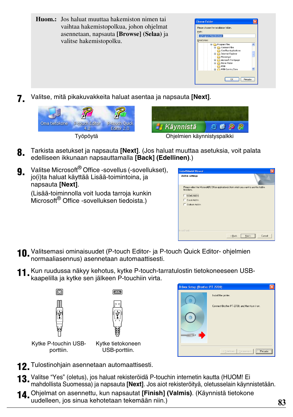 Brother PT-2700 User Manual | Page 84 / 90