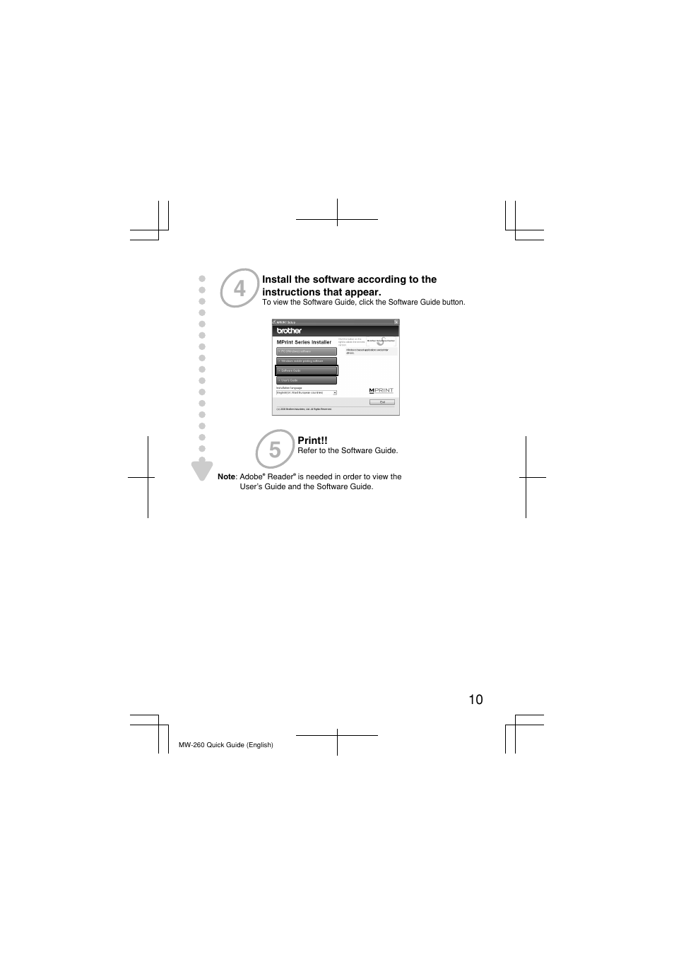 Brother MW-260 User Manual | Page 11 / 16