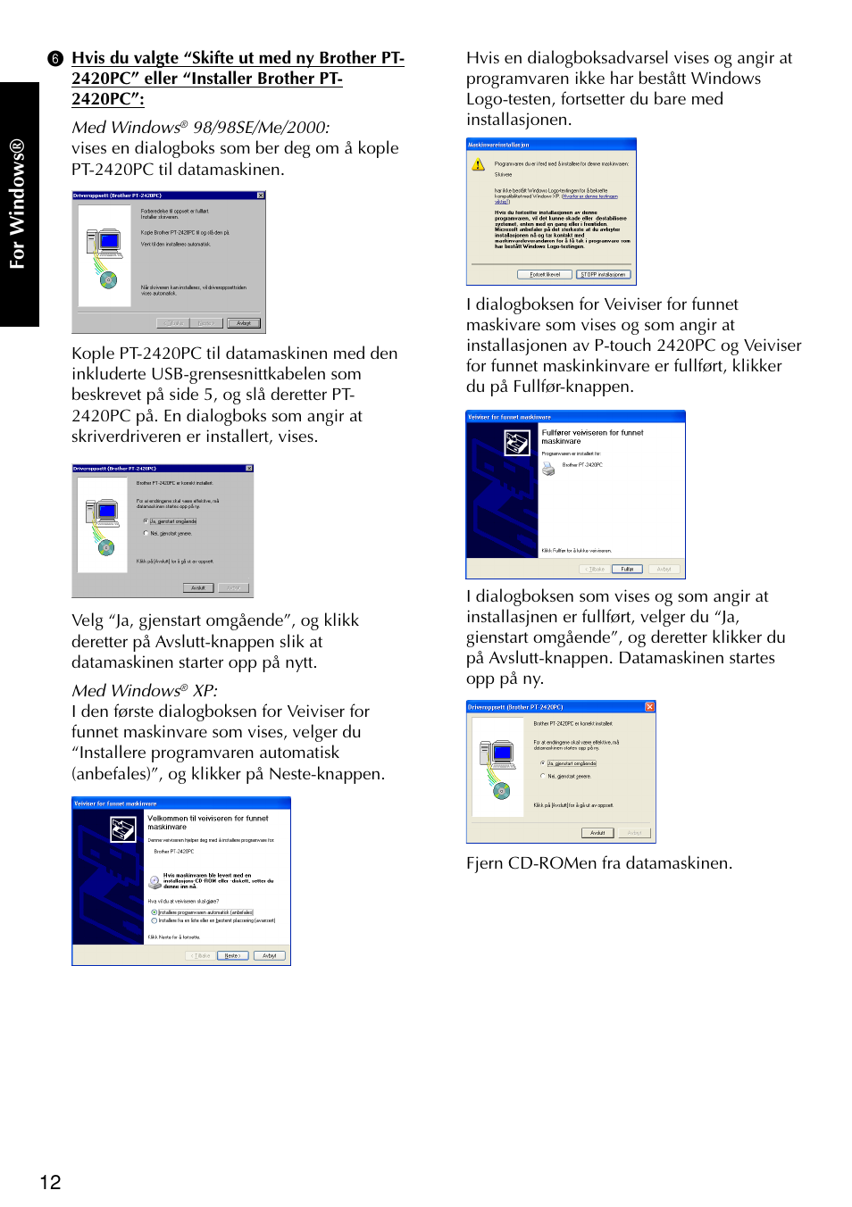 Brother PT-2420PC User Manual | Page 170 / 280